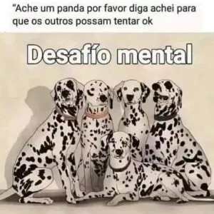 Desafio Mental: Ache o Panda