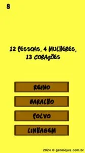 Novo GQuiz - Charada dos corações